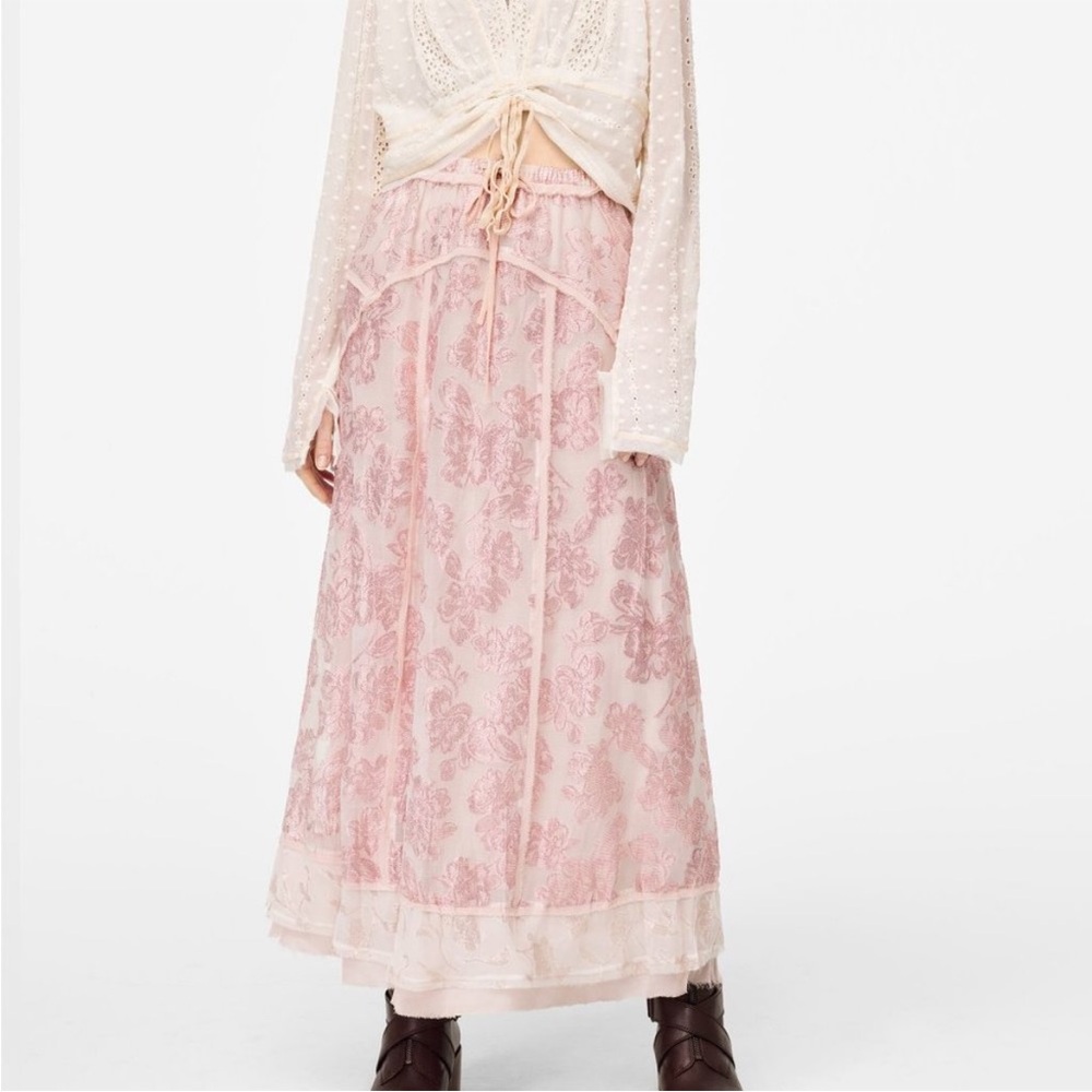 Zara limited edition skirt size Large nwt